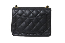 Load image into Gallery viewer, CHANEL シャネル ミニマトラッセ チェーンショルダーバッグ ココマーク 9番台 キャビアスキン ブラック ゴールド 美品 中古 63948