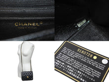 Load image into Gallery viewer, CHANEL シャネル ミニマトラッセ チェーンショルダーバッグ ココマーク 9番台 キャビアスキン ブラック ゴールド 美品 中古 63948