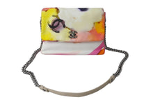 Load image into Gallery viewer, CHANEL シャネル ショルダーバッグ フラワーパワー ココマーク 21番台 キャンバス チェーンショルダー 美品 中古 63950