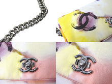 Load image into Gallery viewer, CHANEL シャネル ショルダーバッグ フラワーパワー ココマーク 21番台 キャンバス チェーンショルダー 美品 中古 63950
