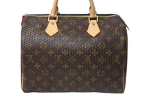画像をギャラリービューアに読み込む, 新品同様 LOUIS VUITTON ルイ ヴィトン モノグラム ペルフォ スピーディ30 ハンドバッグ M95180 PVC ピンク メッシュ 中古 63951