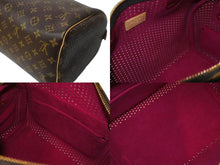 画像をギャラリービューアに読み込む, 新品同様 LOUIS VUITTON ルイ ヴィトン モノグラム ペルフォ スピーディ30 ハンドバッグ M95180 PVC ピンク メッシュ 中古 63951