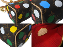 Load image into Gallery viewer, 極美品 LOUISVUITTON ルイヴィトン 草間彌生 ナノスピーディー 2WAYミニハンドバッグ M81979 中古 63953