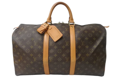 LOUIS VUITTON ルイヴィトン キーポル50 ボストンバッグ M41426 モノグラム 良品 中古 63956