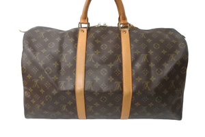 LOUIS VUITTON ルイヴィトン キーポル50 ボストンバッグ M41426 モノグラム 良品 中古 63956