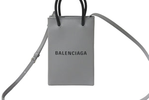 値下げ！BALENCIAGA グレー ショルダーバッグ 保存袋付き