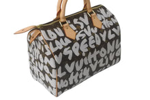 Load image into Gallery viewer, 未使用 LOUIS VUITTON ルイヴィトン スピーディ30 M92195 ボストンバッグ モノグラム グラフィティ ホワイト 中古 63960