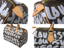 Load image into Gallery viewer, 未使用 LOUIS VUITTON ルイヴィトン スピーディ30 M92195 ボストンバッグ モノグラム グラフィティ ホワイト 中古 63960