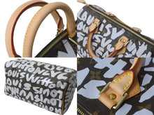 Load image into Gallery viewer, 未使用 LOUIS VUITTON ルイヴィトン スピーディ30 M92195 ボストンバッグ モノグラム グラフィティ ホワイト 中古 63960