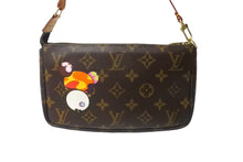 Load image into Gallery viewer, 極美品 LOUIS VUITTON ルイヴィトン ハンドバッグ ポシェット アクセソワール 村上隆 M51981 パンダ モノグラム ゴールド金具 中古 63962