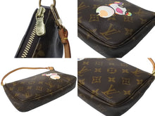 Load image into Gallery viewer, 極美品 LOUIS VUITTON ルイヴィトン ハンドバッグ ポシェット アクセソワール 村上隆 M51981 パンダ モノグラム ゴールド金具 中古 63962