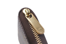 Load image into Gallery viewer, 極美品 LouisVuitton ルイヴィトン ジッピー コインパース 小銭入れ モノグラム M60067 ブラウン ゴールド金具 中古 63968