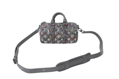 極美品 LOUISVUITTON ルイヴィトン キーポルXS モノグラムフェルト ツイード リサイクル M80821 マルチ 2WAY 中古 63977