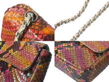 Load image into Gallery viewer, CHANEL シャネル ミニマトラッセ ショルダーバッグ ココマーク 6番台 レザー ピンク イエロー オレンジ 美品 中古 63981