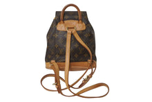 画像をギャラリービューアに読み込む, LOUIS VUITTON ルイヴィトン ミニモンスリ リュック M51137 モノグラム 美品 中古 63987