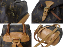 画像をギャラリービューアに読み込む, LOUIS VUITTON ルイヴィトン ミニモンスリ リュック M51137 モノグラム 美品 中古 63987
