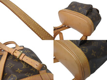画像をギャラリービューアに読み込む, LOUIS VUITTON ルイヴィトン ミニモンスリ リュック M51137 モノグラム 美品 中古 63987