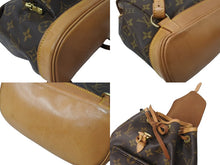 画像をギャラリービューアに読み込む, LOUIS VUITTON ルイヴィトン ミニモンスリ リュック M51137 モノグラム 美品 中古 63987