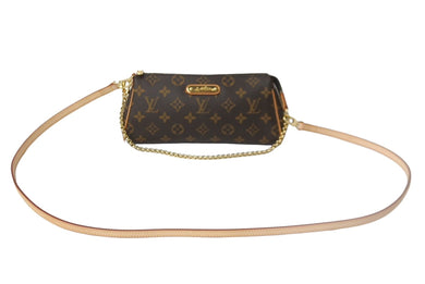 新品同様 LOUIS VUITTON ルイヴィトン ショルダーバッグ エヴァ M95567 モノグラム ゴールド金具 中古 63990
