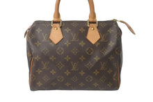 Load image into Gallery viewer, LOUIS VUITTON ルイヴィトン スピーディ25 ハンドバッグ モノグラム M41528 PVC レザー ゴールド金具 美品 中古 63991