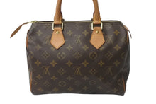 Load image into Gallery viewer, LOUIS VUITTON ルイヴィトン スピーディ25 ハンドバッグ モノグラム M41528 PVC レザー ゴールド金具 美品 中古 63991