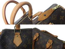 Load image into Gallery viewer, LOUIS VUITTON ルイヴィトン スピーディ25 ハンドバッグ モノグラム M41528 PVC レザー ゴールド金具 美品 中古 63991
