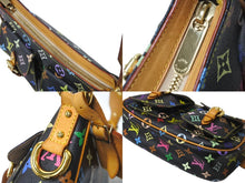 Load image into Gallery viewer, LOUIS VUITTON ルイ ヴィトン ロッジPM ショルダーバッグ M40054 モノグラムキャンバス ブラック Y.Nイニシャル入 美品 中古 63993