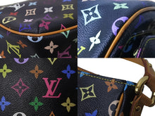 Load image into Gallery viewer, LOUIS VUITTON ルイ ヴィトン ロッジPM ショルダーバッグ M40054 モノグラムキャンバス ブラック Y.Nイニシャル入 美品 中古 63993