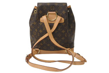 Load image into Gallery viewer, LOUIS VUITTON ルイ ヴィトン モンスリMM バックパック M51136 モノグラム コーティングキャンバス ブラウン 美品 中古 63994