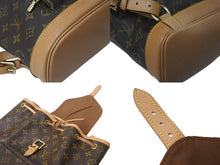 Load image into Gallery viewer, LOUIS VUITTON ルイ ヴィトン モンスリMM バックパック M51136 モノグラム コーティングキャンバス ブラウン 美品 中古 63994
