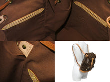 Load image into Gallery viewer, LOUIS VUITTON ルイ ヴィトン モンスリMM バックパック M51136 モノグラム コーティングキャンバス ブラウン 美品 中古 63994