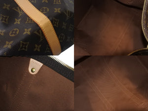 LOUIS VUITTON ルイ ヴィトン キーポル45 ボストンバッグ M41428 モノグラム PVCコーティングキャンバス ブラウン 美品 中古 63995