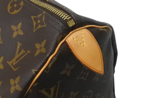 LOUIS VUITTON ルイ ヴィトン キーポル45 ボストンバッグ M41428 モノグラム PVCコーティングキャンバス ブラウン 美品 中古 63995