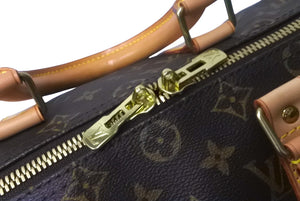 LOUIS VUITTON ルイ ヴィトン キーポル45 ボストンバッグ M41428 モノグラム PVCコーティングキャンバス ブラウン 美品 中古 63995