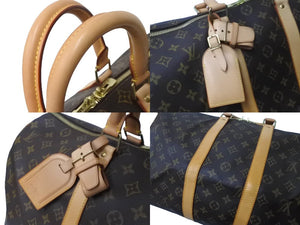 LOUIS VUITTON ルイ ヴィトン キーポル45 ボストンバッグ M41428 モノグラム PVCコーティングキャンバス ブラウン 美品 中古 63995