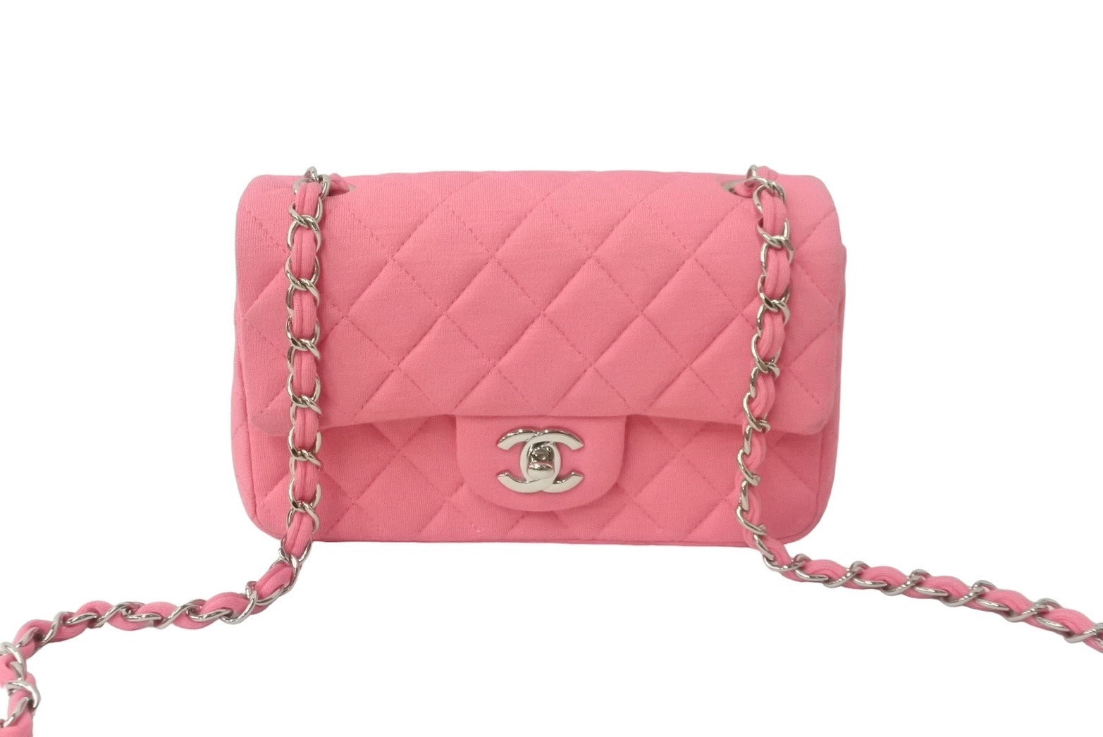 CHANEL シャネル マトラッセ シルバー金具 6連 キーケース ピンク horita78_66465