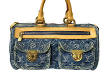 Load image into Gallery viewer, LOUIS VUITTON ルイヴィトン ハンドバッグ ネオスピーディ M95019 モノグラムデニム ゴールド金具 美品 中古 64001