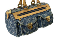 Load image into Gallery viewer, LOUIS VUITTON ルイヴィトン ハンドバッグ ネオスピーディ M95019 モノグラムデニム ゴールド金具 美品 中古 64001