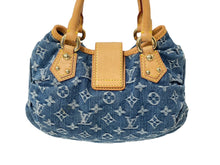 Load image into Gallery viewer, LOUIS VUITTON ルイヴィトン モノグラムデニム プリ―ティ ハンドバッグ ブルー M95020 美品 中古 64002
