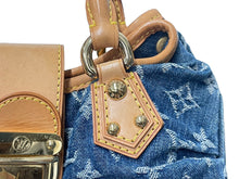 Load image into Gallery viewer, LOUIS VUITTON ルイヴィトン モノグラムデニム プリ―ティ ハンドバッグ ブルー M95020 美品 中古 64002