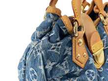 Load image into Gallery viewer, LOUIS VUITTON ルイヴィトン モノグラムデニム プリ―ティ ハンドバッグ ブルー M95020 美品 中古 64002