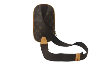 極美品 LOUIS VUITTON ルイヴィトン ポシェットガンジュ ボディバッグ M51870 モノグラム 中古 64011