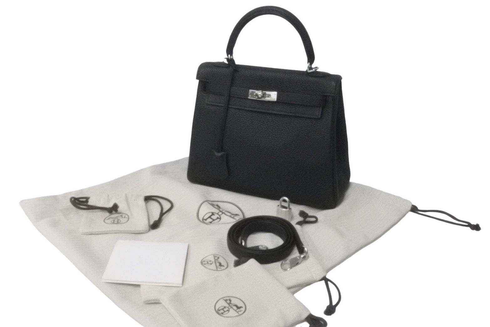極美品 HERMES エルメス ケリー25 ショルダーバッグ □M刻 ブラック 