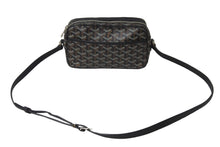 Load image into Gallery viewer, GOYARD ゴヤール カップヴェールPM ショルダーバッグ ゴヤールディンキャンバス セルヴォンカーフスキン ブラック 美品 中古 64028