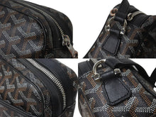 Load image into Gallery viewer, GOYARD ゴヤール カップヴェールPM ショルダーバッグ ゴヤールディンキャンバス セルヴォンカーフスキン ブラック 美品 中古 64028