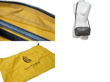 Load image into Gallery viewer, GOYARD ゴヤール カップヴェールPM ショルダーバッグ ゴヤールディンキャンバス セルヴォンカーフスキン ブラック 美品 中古 64028