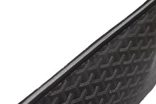 Load image into Gallery viewer, 極美品 GOYARD ゴヤール セナMM クラッチバッグ セカンドバッグ ヘリンボーン ブラック シルバー金具 中古 64030