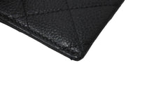 Load image into Gallery viewer, CHANEL シャネル キャビアスキン カードケース ココマーク 14番台 ブラック シルバー金具 美品 中古 64033