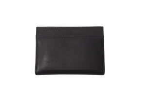CHANEL シャネル ココマーク パスケース 22番台 二つ折り レザー ブラック シルバー 美品 中古 64034