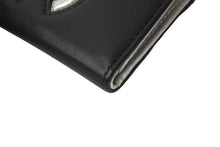 Load image into Gallery viewer, CHANEL シャネル ココマーク パスケース 22番台 二つ折り レザー ブラック シルバー 美品 中古 64034